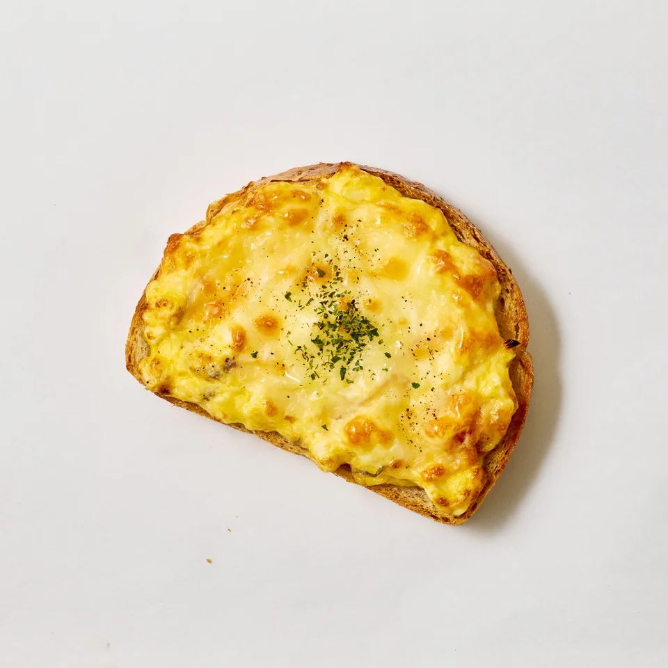 アメリカ「タルティーヌ ベーコン&エッグ」