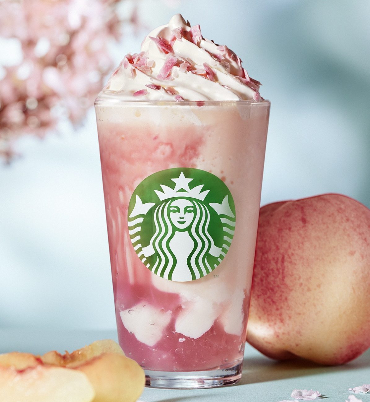 桜 咲くよ 白桃 フラペチーノR