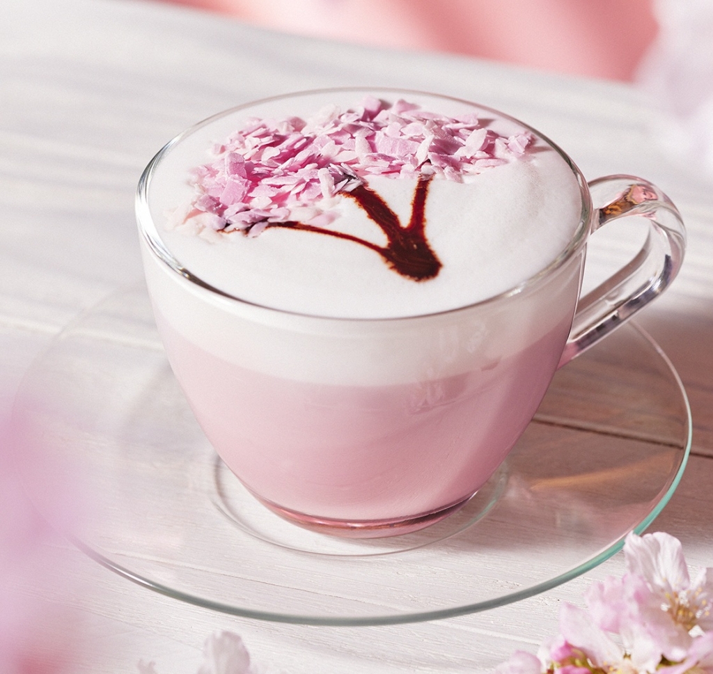 桜 咲くよ ラテ