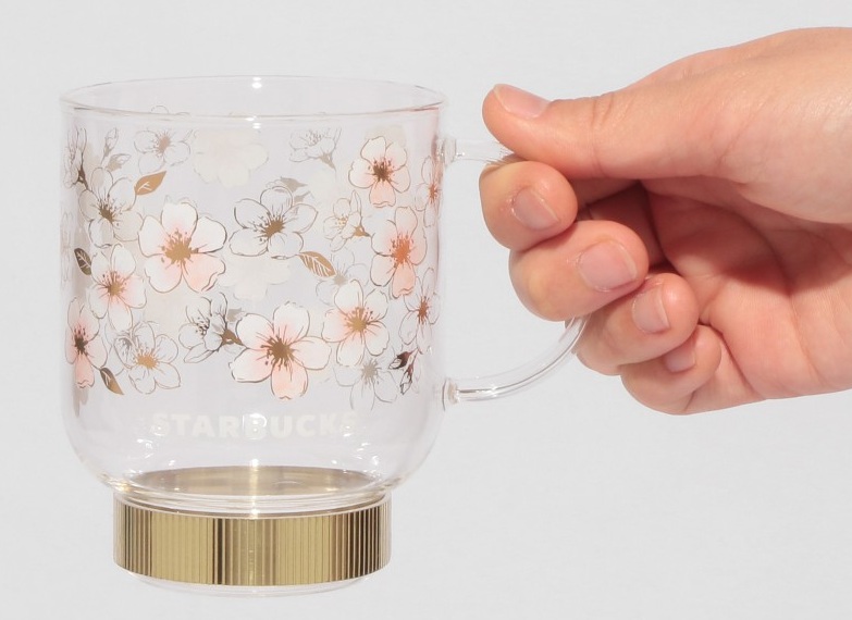 SAKURA2026耐熱グラスマグゴールド 355ml