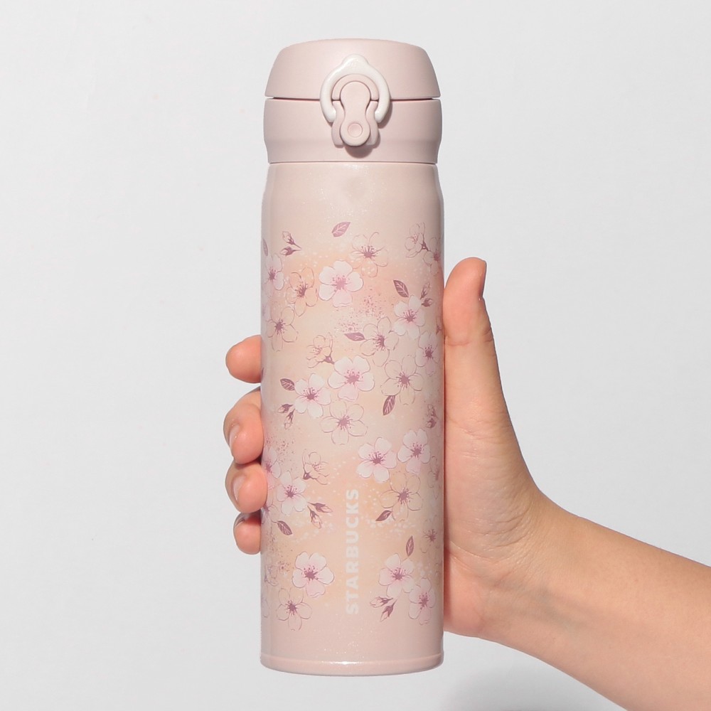 SAKURA2026ハンディーステンレスボトル ピンクベージュ 500ml