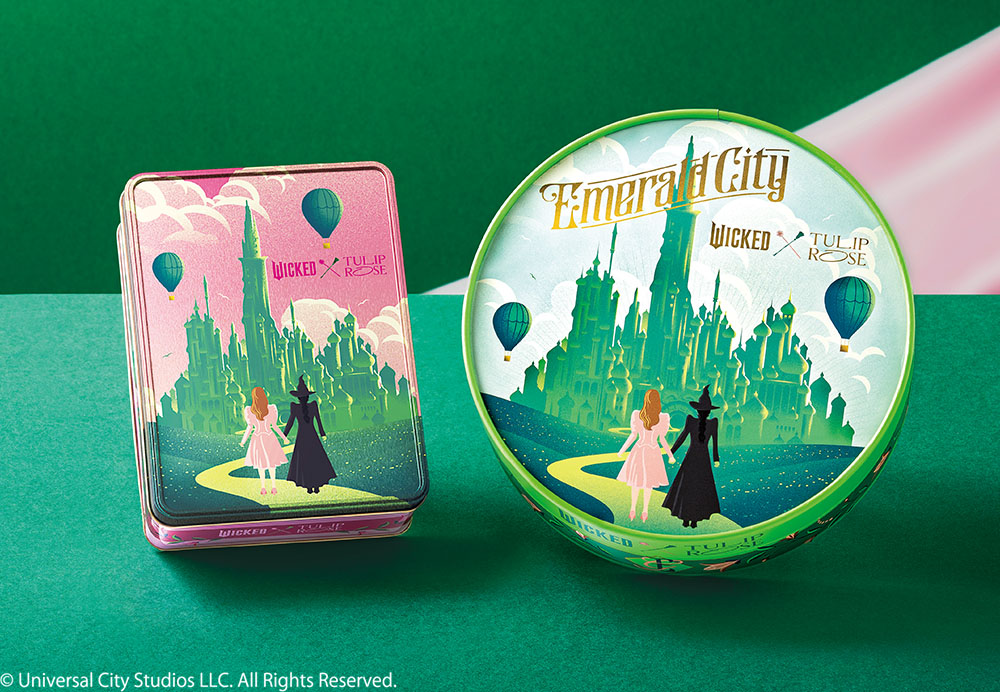 映画『ウィキッド 永遠の約束』とコラボしたスペシャルボックス2種