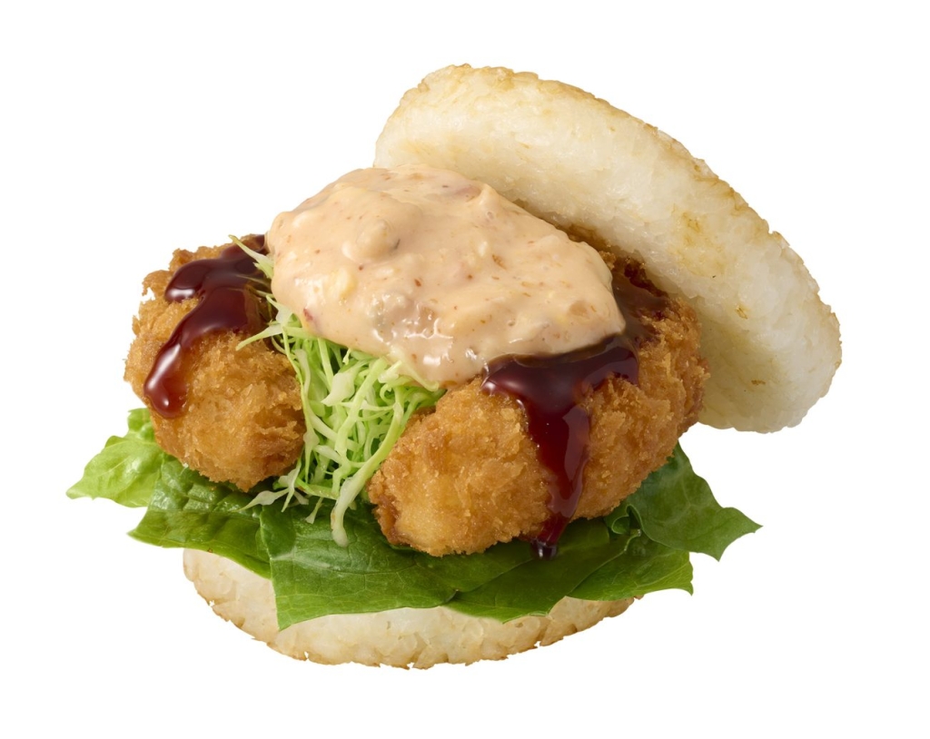モスライスバーガー まるごと海老フライ駿河湾産桜えび入りマヨソース