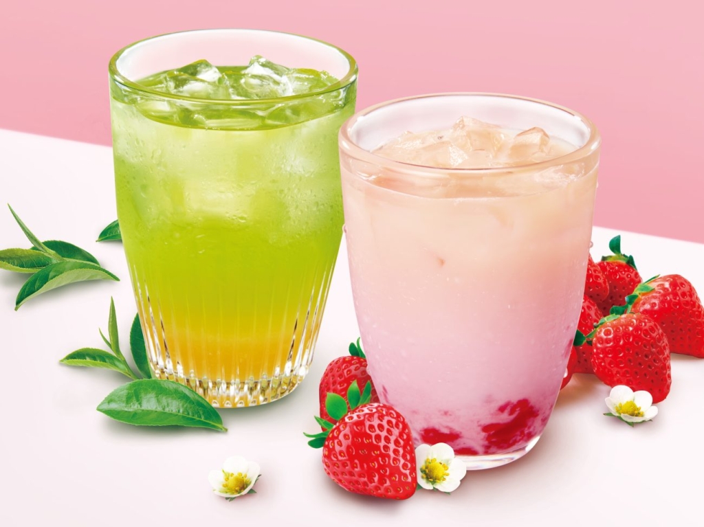 春を感じるフレーバーのティードリンク2種