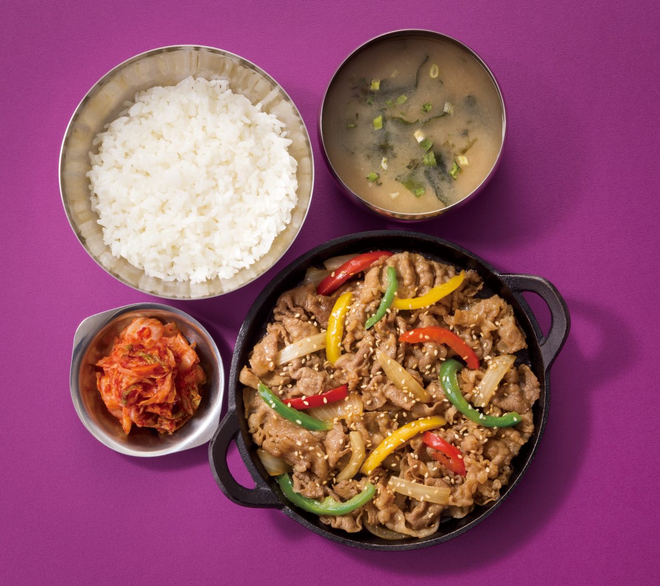 吉野家「鉄板牛プルコギ定食」