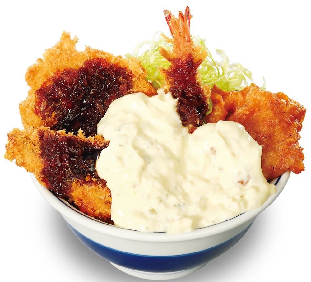 かつや「タルタル盛り揚げ丼」