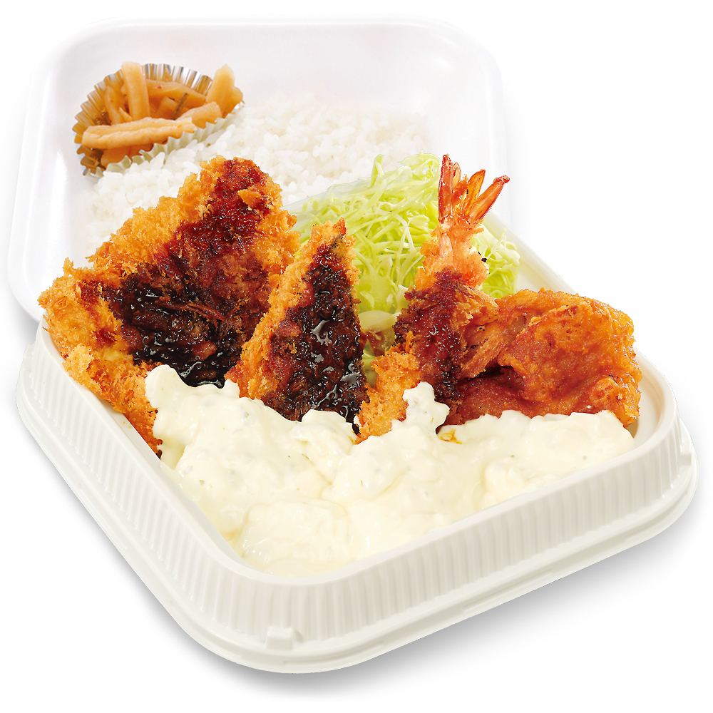 かつや「タルタル盛り揚げ弁当」