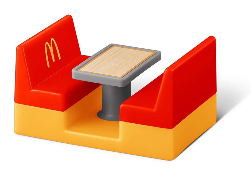 マクドナルド テーブルブース