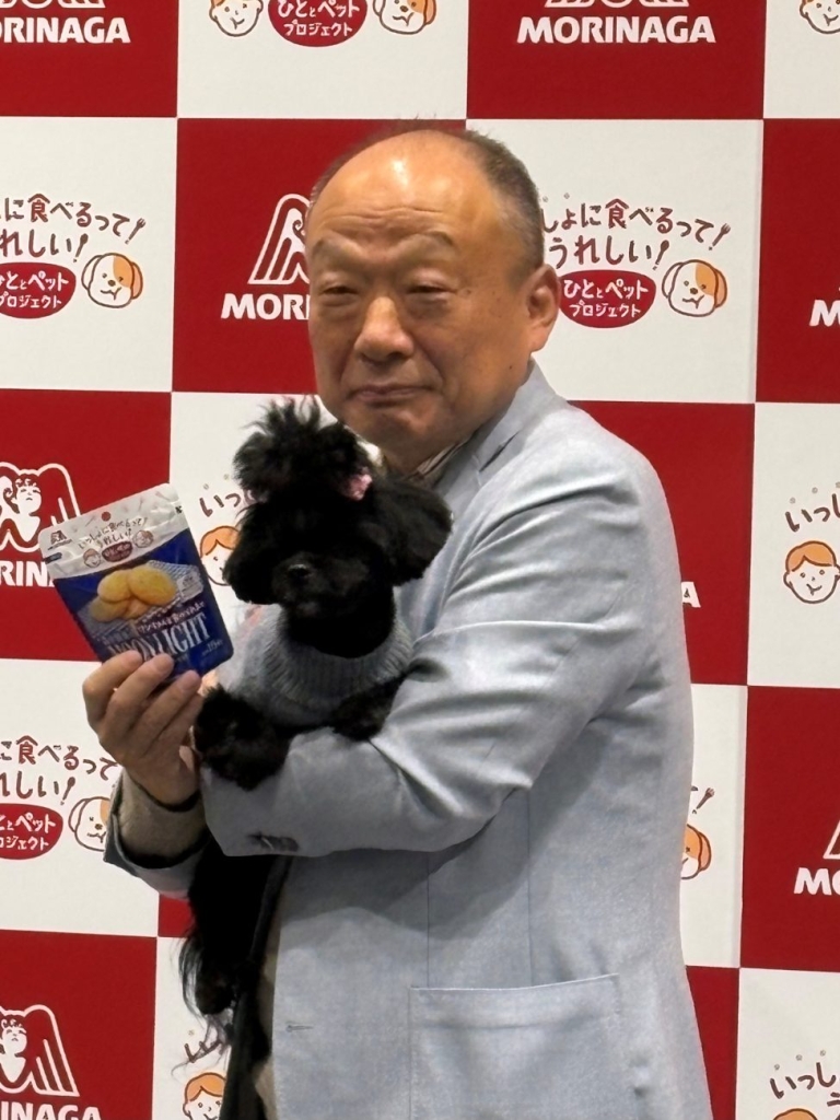 太田会長CEOと愛犬ののちゃん