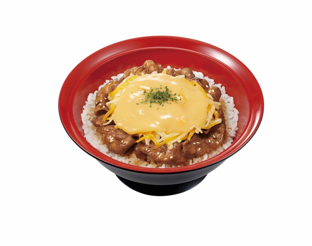 とろ～り3種のチーズ牛カルビ焼肉丼