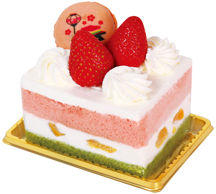 「ひなまつり春の苺ショート」