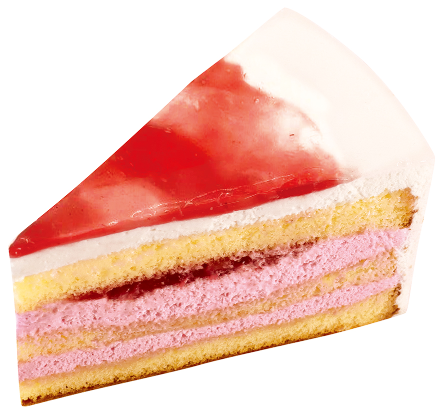 「ストロベリーミルキーマーブルケーキ」