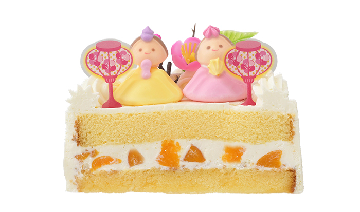 ひなショートデコ(4号)断面