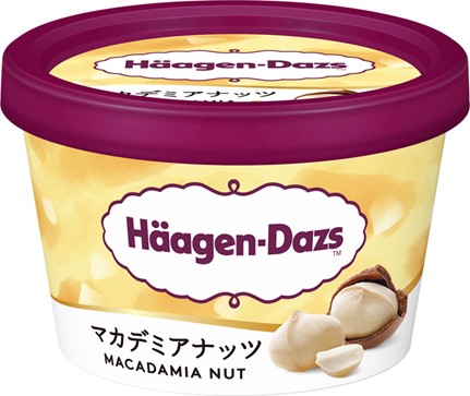 ミニカップ「マカデミアナッツ」新パッケージ