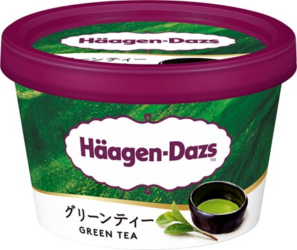 ミニカップ「グリーンティー」新パッケージ