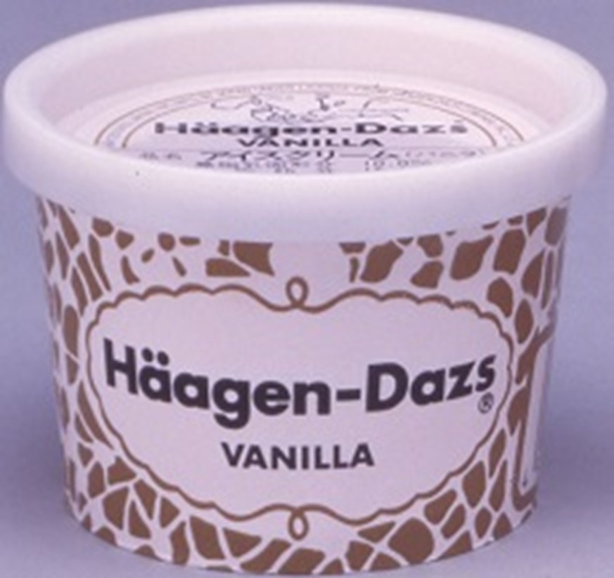 1985年 ミニカップ「バニラ」パッケージ