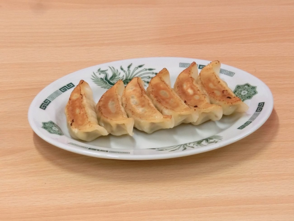 日高屋(リニューアル後の餃子)