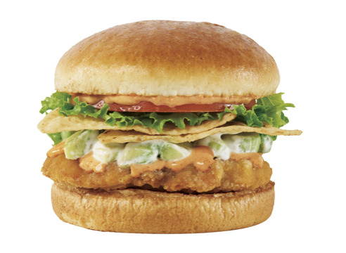 カリフォルニアチキンフィレバーガー 単品850円