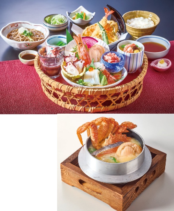 北海道味めぐり膳　 “北海道　海鮮浜鍋”付