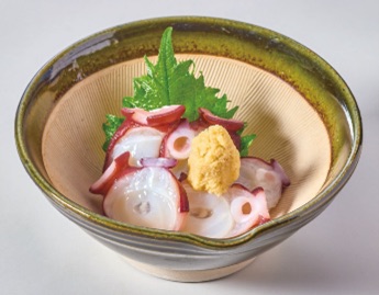 北海道産水たこ　山わさび和え