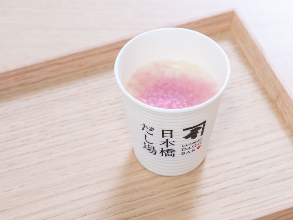 「桜色だし甘酒」