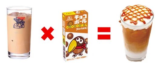 「チョコボール〈キャラメルオーレ〉」の開発イメージ