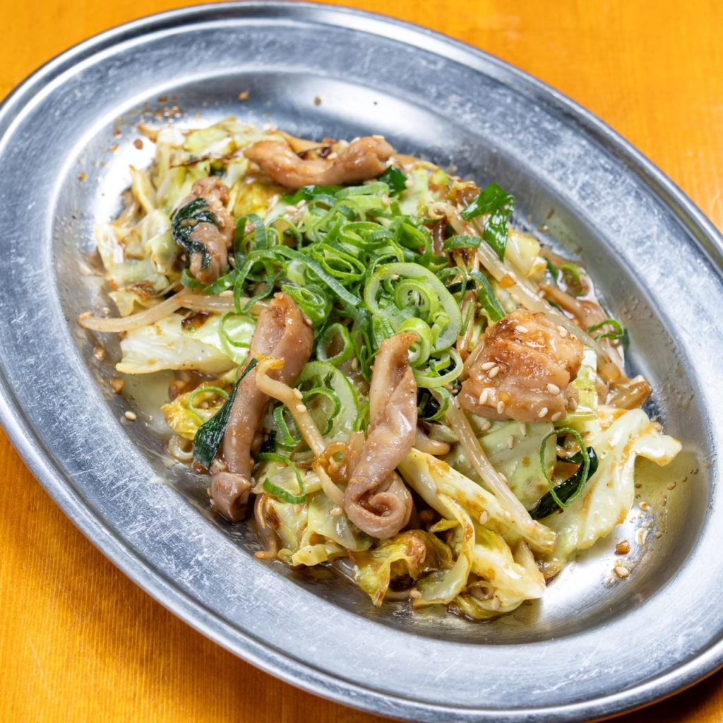 大阪ホルモン野菜炒め