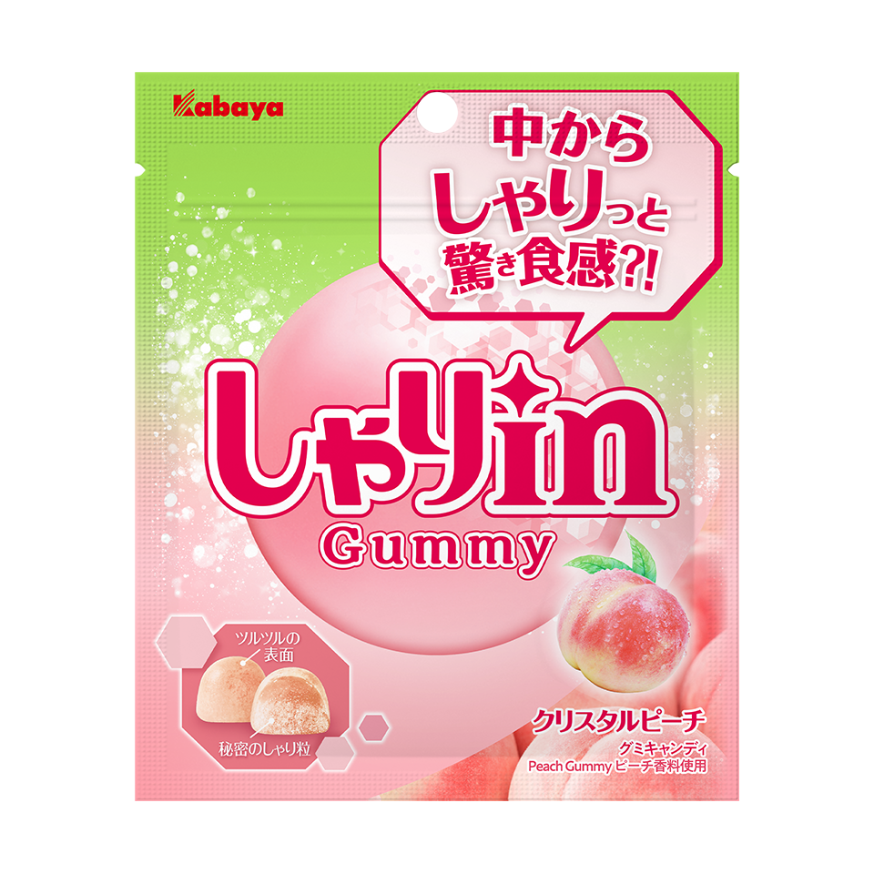「しゃりinグミ クリスタルピーチ」