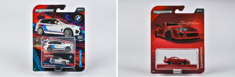 より精巧なデザインの「コレクション」モデルの一部(左から、「BMW デラックスカーズ」、「コレクションシリーズ」)