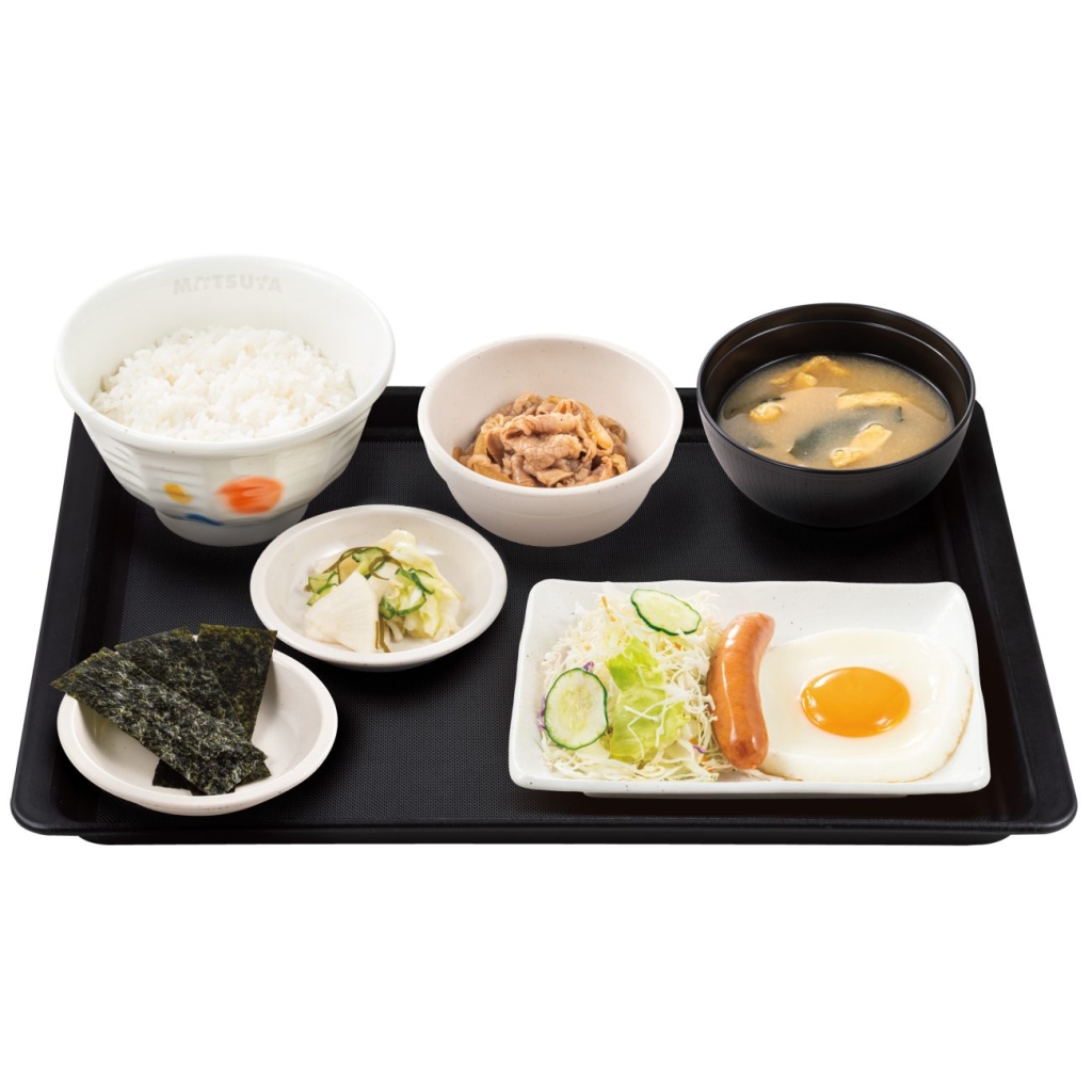 ソーセージエッグ定食