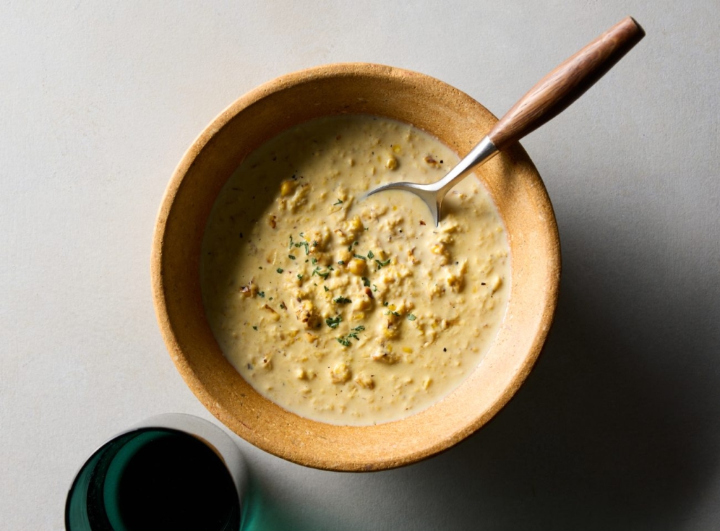 焼きとうもろこしの香ばしポタージュ