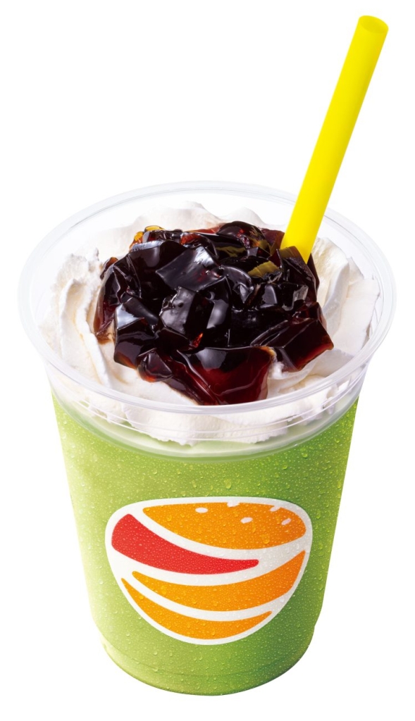 黒糖ゼリー&抹茶パフェシェーキ 税込390円