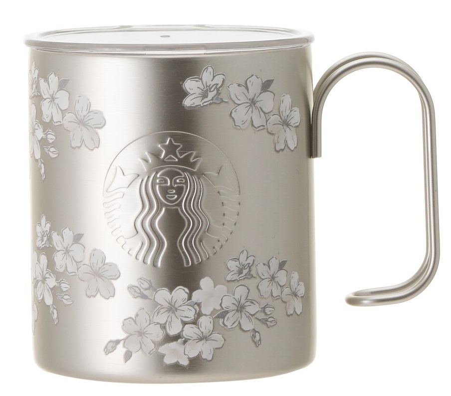 SAKURA2026リッド付ステンレスマグ355ml