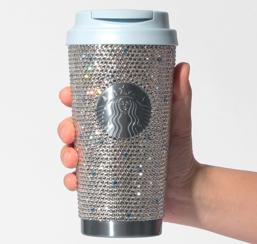 SAKURA2026ステンレスタンブラーラインストーンエアリーブルー473ml