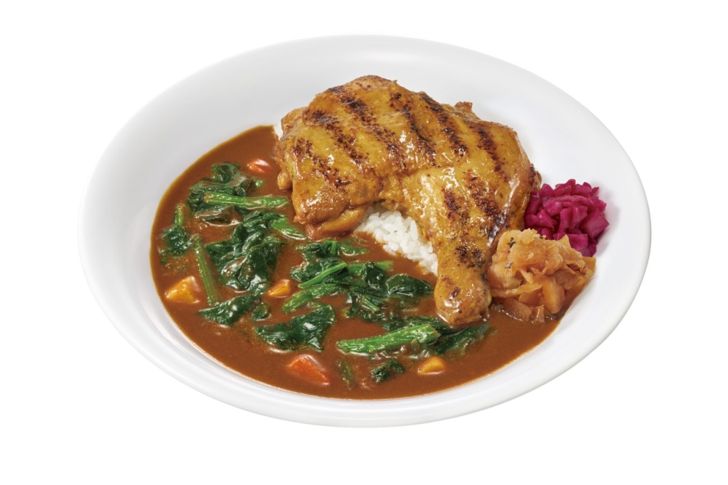 「ほうれん草ほろほろチキンカレー」