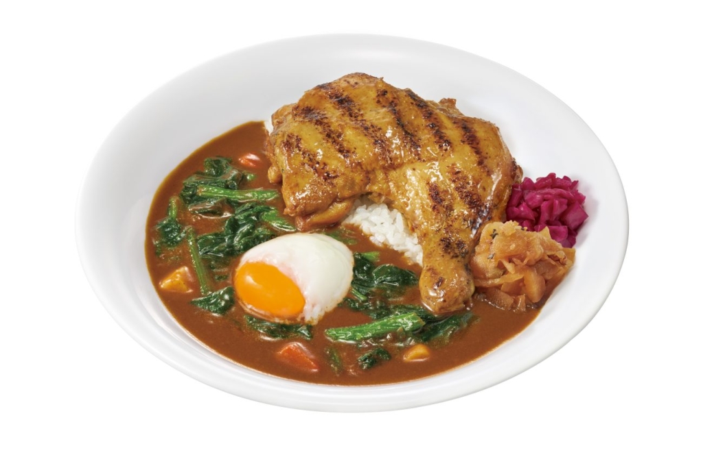 「おんたまほうれん草ほろほろチキンカレー」