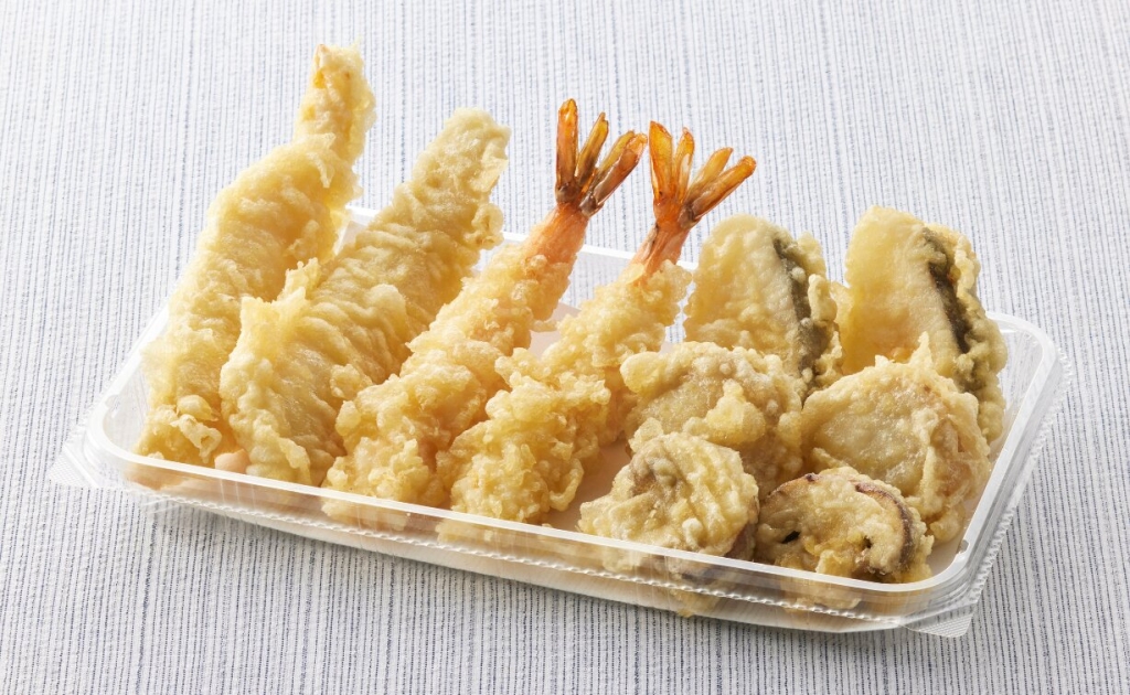 海老と4種の北海道産天ぷら盛合わせ(持ち帰り限定)