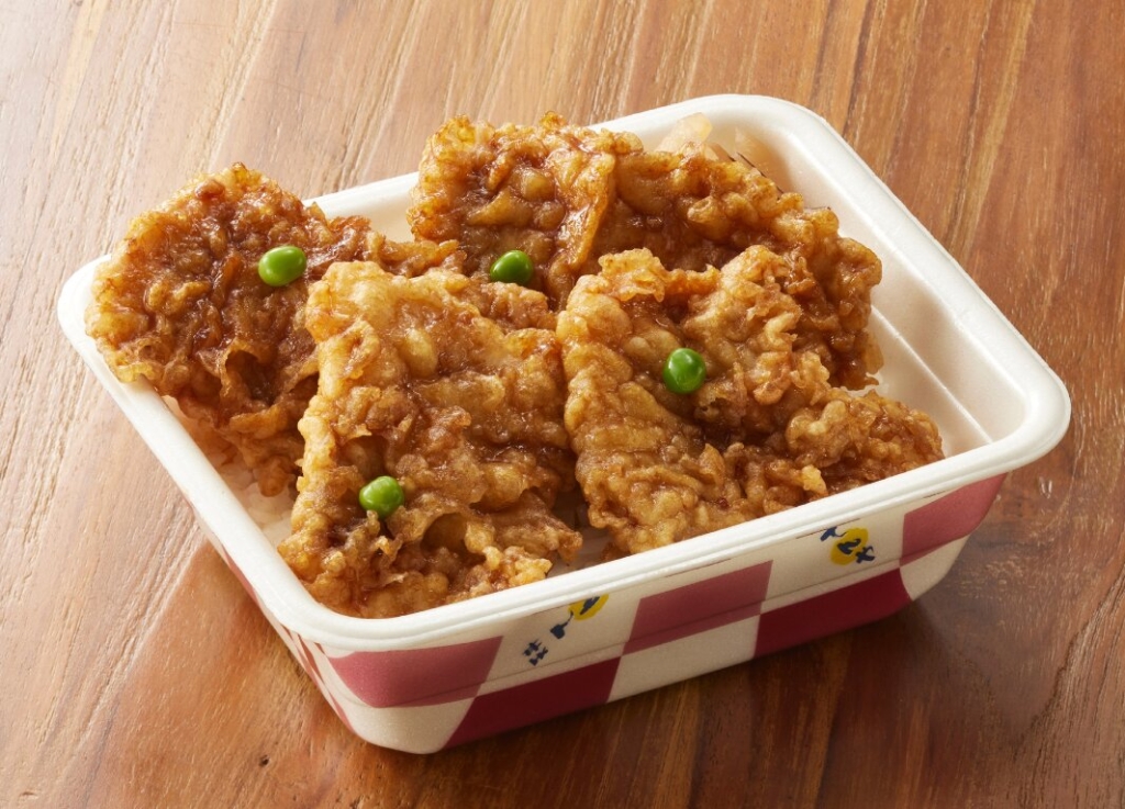 たれづけ豚ロース天丼弁当(お新香付)