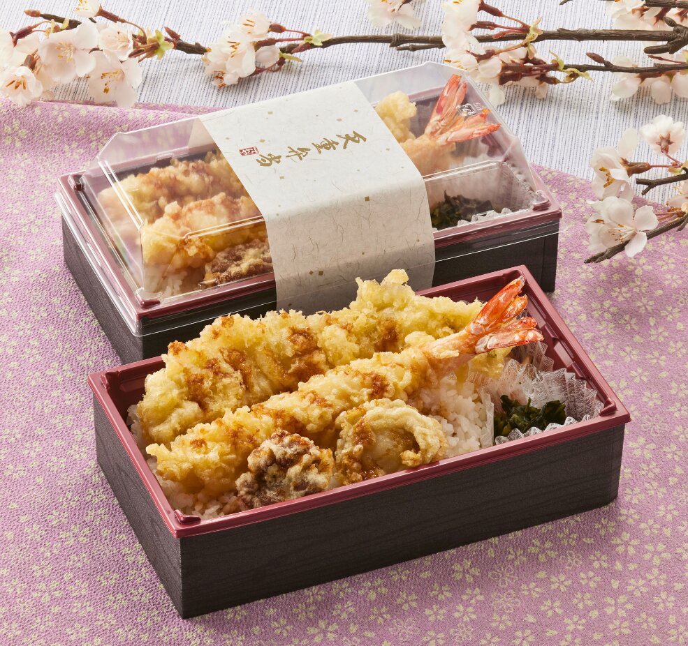 春ご馳走天重弁当(お新香付)