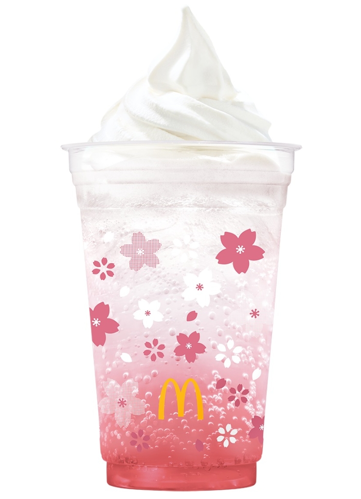 マックフロート とちおとめ白桃