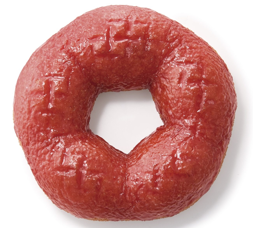 桜もちっとドーナツ 春かおるいちご風