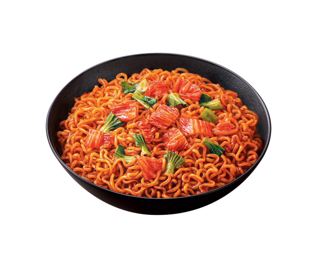 辛ラーメン焼きそば 炒めキムチ