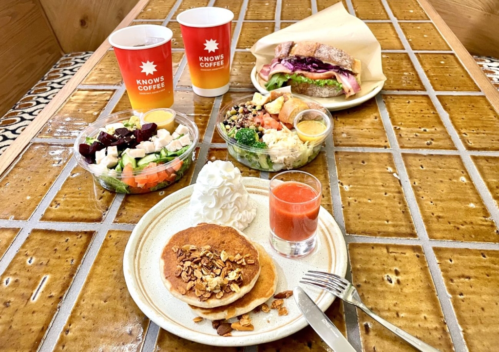 「KNOWS COFFEE」提供メニューの一例