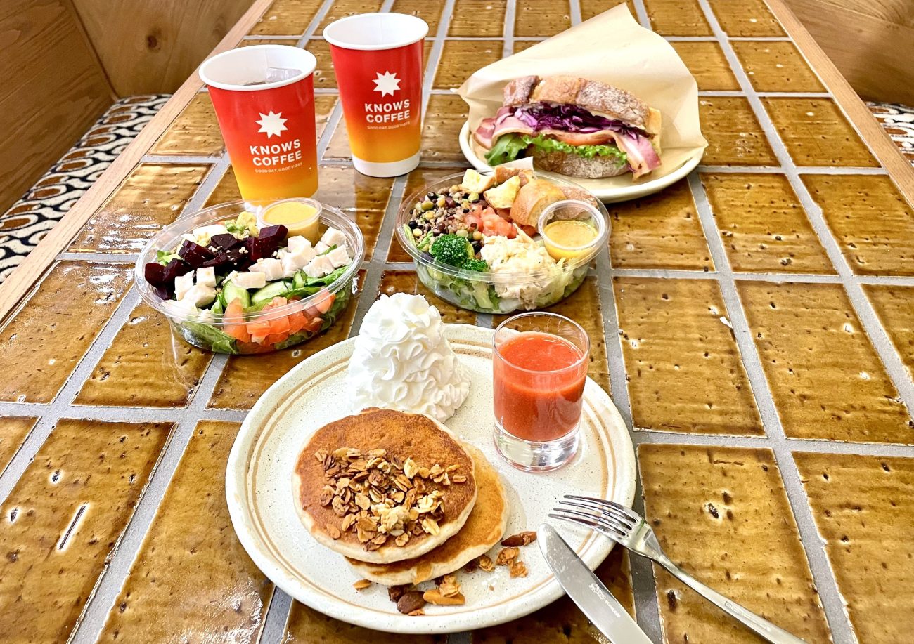 「KNOWS COFFEE」提供メニューの一例