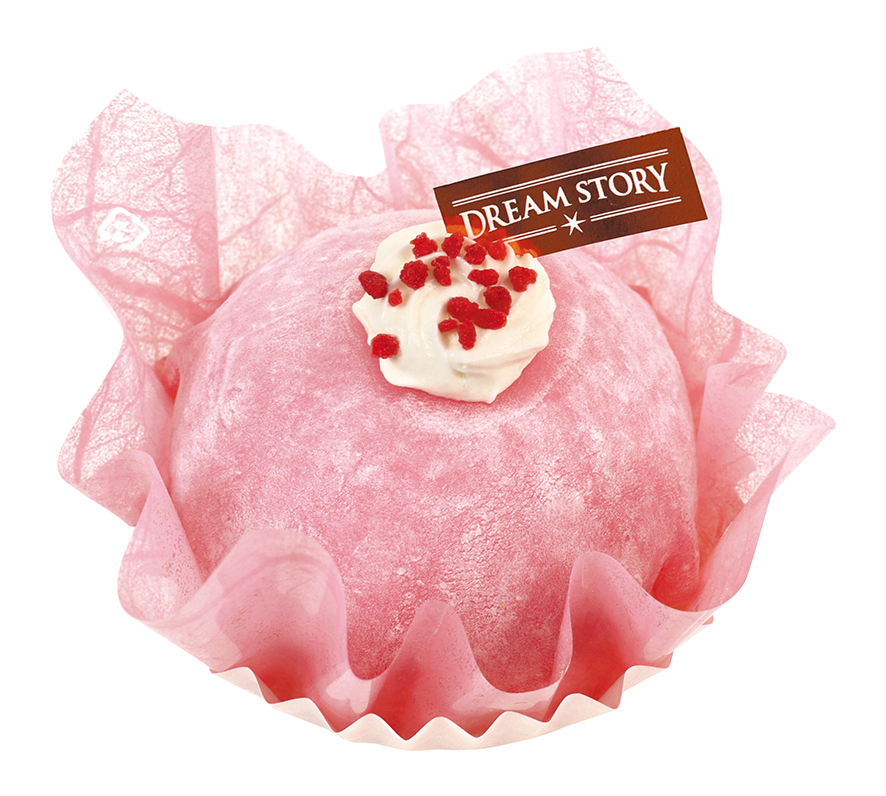 マンスリーシーズン ドリームストーリー～桜と苺のドームケーキ～ 745円