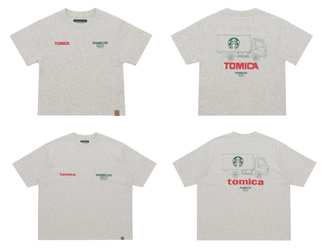 トラックプリントTシャツ B アッシュグレー(キッズ／大人)