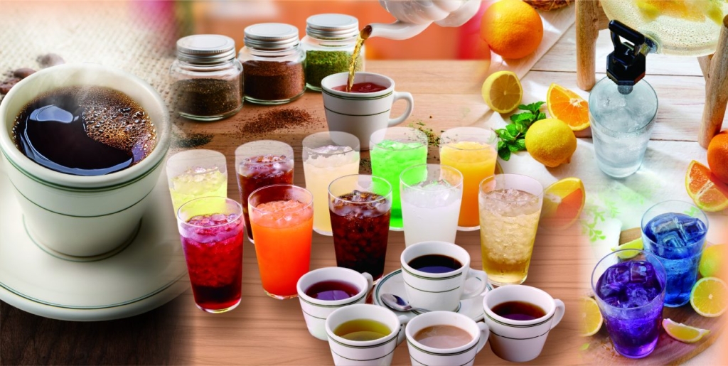 「プレミアムドリンクバー」ラインアップイメージ