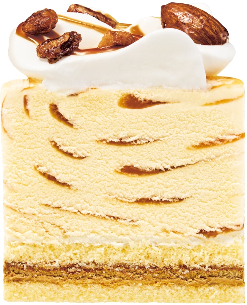 31 キャラメルナッティケーキ made from キャラメルリボン 断面