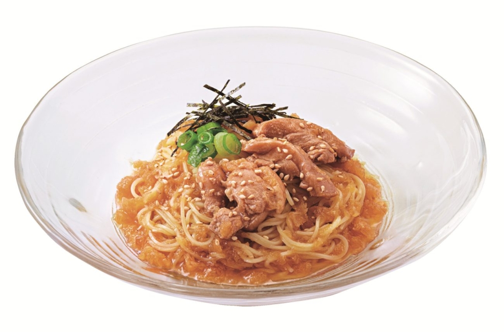 かぼす香る鶏みぞれ涼風麺