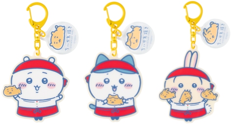 ちいかわ焼き 店員さんなチャーム付きアクリルキーホルダー